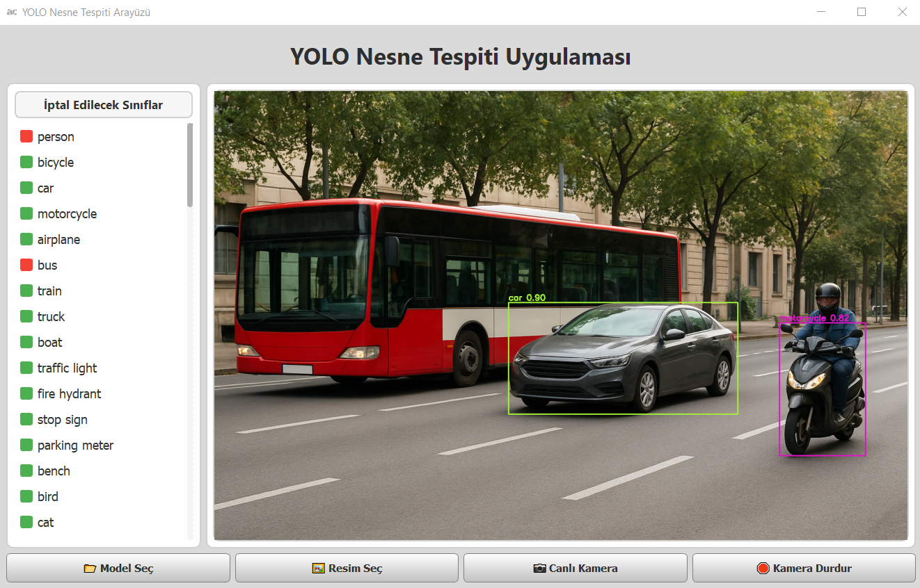 YOLO Nesne Tanıma