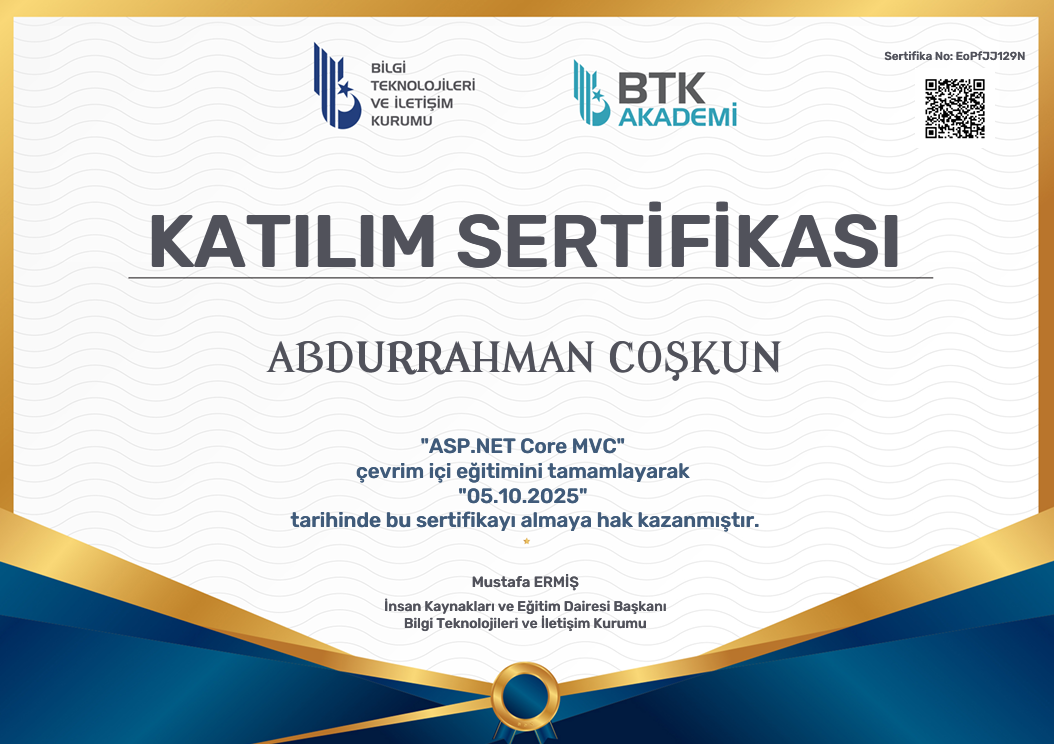 Golang Sertifikası