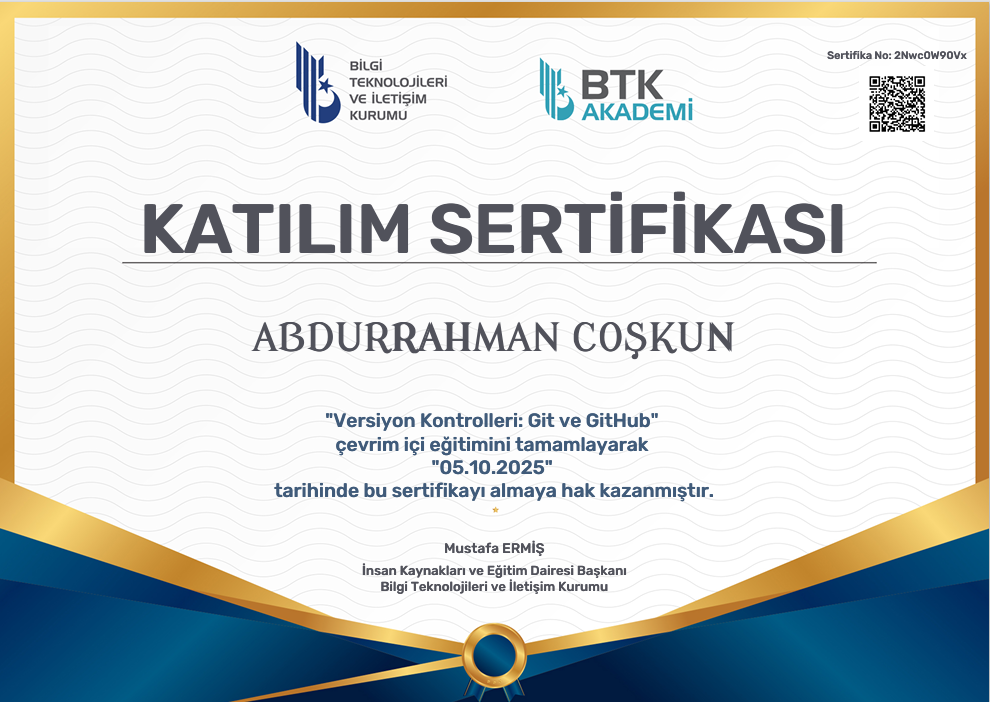 Golang Sertifikası